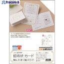 HISAGO 招待状・カード 角丸 2ツ折 2面/ホワイト GB1097 1パック ■▼229-2843 【送料都度見積】