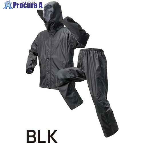 喜多 レッヂレイン ストレッチ透湿合羽 No2920 ブラック 4L NO2920-BK-4L 1着 ■▼235-2371 【送料都度見..