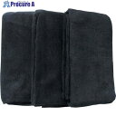 喜多 マイクロファイバー ロングタオル3枚組 No9961 ブラック 約100×34cm NO9961-BLK 1組 ■▼236-1998 【送料都度見積】