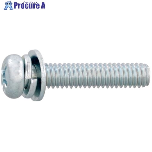 SUNCO 組込みねじ (＋)ナベI＝4(SUS(ステンレス)・BK(SUS黒染め)) M4×16(500本入) 10-02-0014-0040-0160-08 1箱 ■▼260-8063 【送料都度見積】