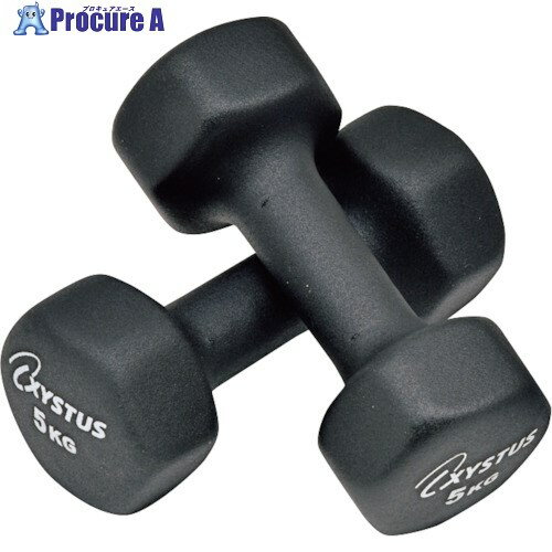 トーエイライト ラバーコートダンベル5 H7174 1組 ■▼272-5314 【送料都度見積】