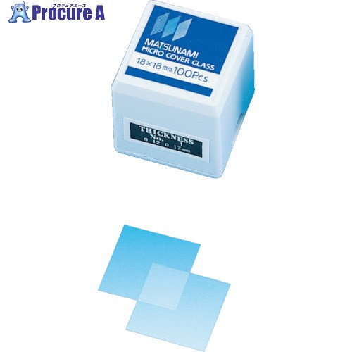 TGK カバーグラス#1 正方形 18X18 (100枚入) 863140201 1箱 ▼297-5505
