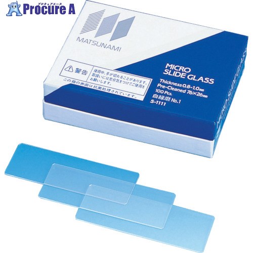 TGK スライドグラス S1214 (100枚入) 863141104 1箱 ■▼297-5602 【送料都度見積】