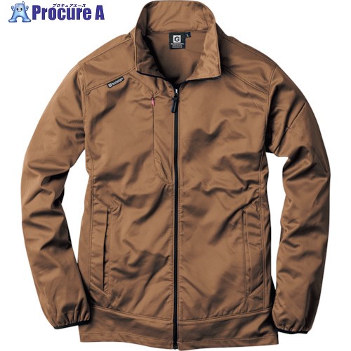 コーコス 防寒ストレッチジャケット キャメル LL G-2340-24-LL 1着 ■▼321-4786 【送料都度見積】