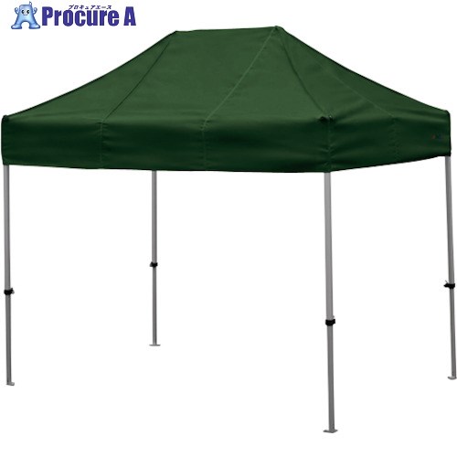 さくら かんたんてんと 1.8m×2.7mスチール＆アルミ複合フレーム 深緑 KA/1.5W-DG 1台 ■▼336-0307 【送料都度見積】