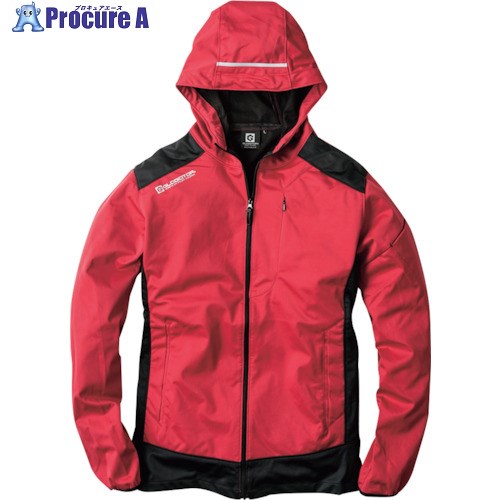 保護具 作業服メーカー名（株）コーコス信岡プラス名称 コーコス商品名コーコス　防風ストレッチジャケット　レッド×ブラック型式G234620Mメーカー希望小売価格【税抜】11050円(税抜)オレンジブック年　ページ発注コード336-0907J...