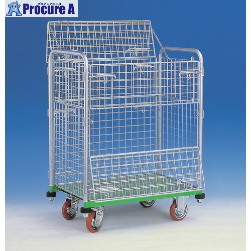 カンベ 網付き台車 メッシュパックロール 638A 638A 1台 ■▼337-5756 【送料都度見積】(4)