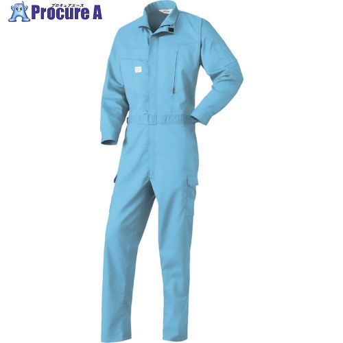 AUTO-BI SS(春夏)モデル 長袖つなぎ服2855-022ミストブルー-L 2855-022-L 1着 ■▼347-7853 【送料都度見..