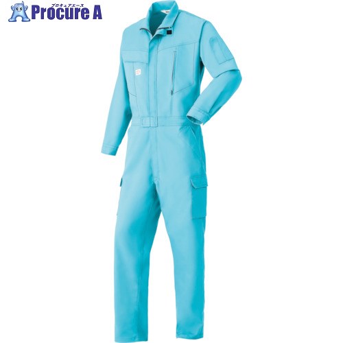 AUTO-BI AW(秋冬)モデル 長袖つなぎ服2850-022ミストブルー-4L 2850-022-4L 1着 ■▼347-9425 【送料都度..