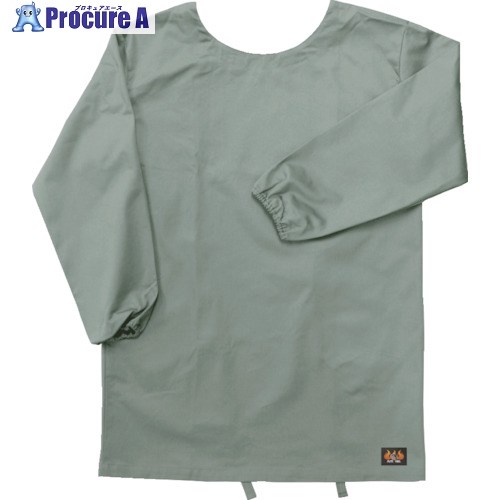 日光物産 Armatex防炎エプロン割烹着型 アースグリーン F AX1101 F EG 1着 ▼367-5207