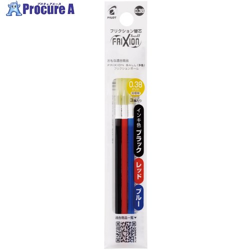 PILOT եꥯܡڥؿ 0.38 ֡ ¿3ܥå LFBTRF30UF3C 1ѥå 370-1408