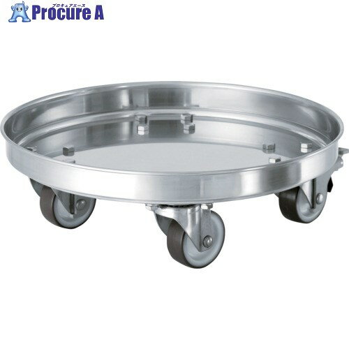 MONOVATE タンク運搬用ステンレス台車 SUSウレタン車 適用サイズ33 KMS-33 1台 ▼398-2459