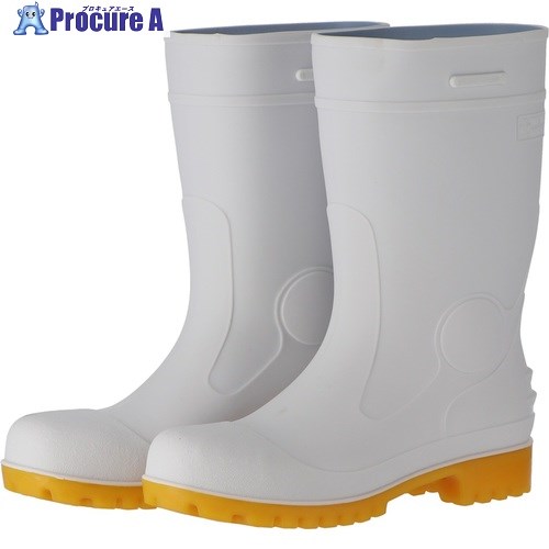 弘進ゴム 長靴 ゾナセーフティー S-10 白 25.5cm C0170AC255 1足 ■▼417-3951 【送料都度見積】