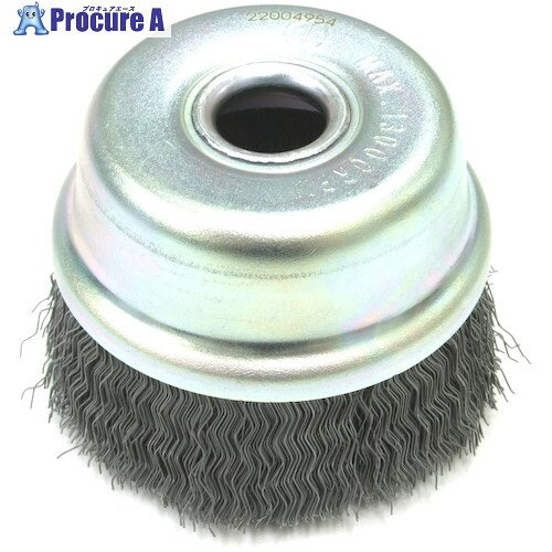 クロダブラシ カップ 硬鋼線0.3 75x16穴 グリーン 012-10403 1個 ■▼417-4926 【送料都度見積】