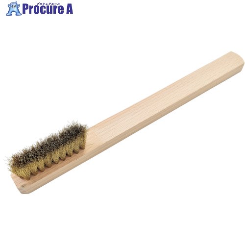 クロダブラシ 真鍮ブラシ ソフト 手植 3行 025-10101 1本 ■▼417-5056 【送料都度見積】