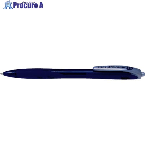 PILOT 油性ボールペン レックスグリップ 超極太 ブルー BRG-10BB-LL 1本 ▼422-9710