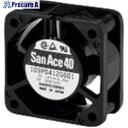 SanAce 標準ファン(40×20mm DC24V-リード線仕様) 109P0424H601 1台 ■▼430-0665 【送料都度見積】