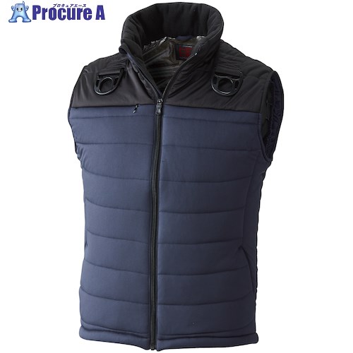 HOOH フルハーネス対応防寒ベスト 3L ネイビー 8299-3L-1 1着 ■▼437-4868 【送料都度見積】