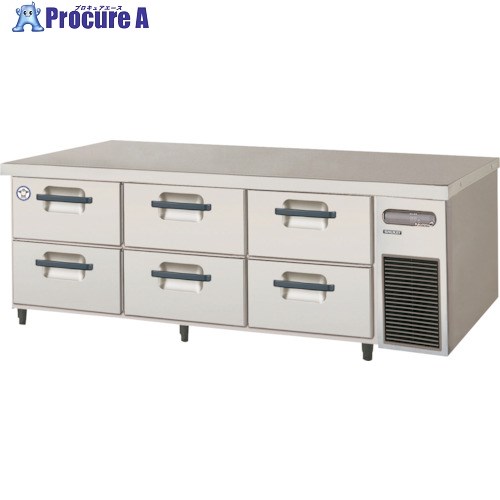 福島工業 ドロワーテーブル冷蔵庫 LBC-160RM-R 1台 ■▼454-3080