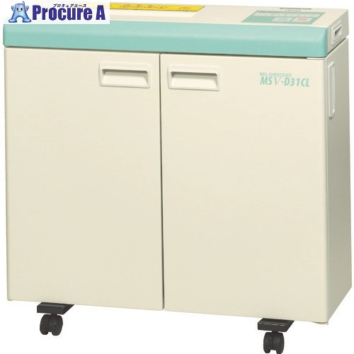 MS MSシュレッダー A3対応 細断最大枚数15/13枚(50/60Hz) 37L(前面・側面扉付) MSV-D31CL 1台 ■▼466-0722 【送料都度見積】 MS MSシュレッダー A3対応 細断最大枚数15/13枚(50/60Hz) 37L(前面・側面扉付) MSV-D31CL 1台 ■▼466-0722 【送料都度見積】