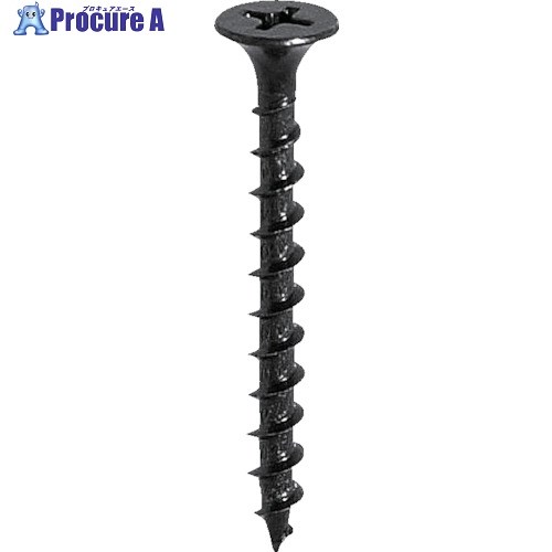 YAHATA 木用ねじ黒 3.8×51(6本入) 4979874458896 5パック ■▼470-7269 【送料都度見積】