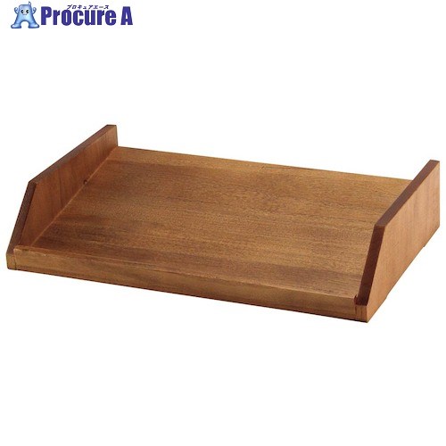 EBM 木製 カトラリーボックス用台 1段4列 茶 1151440 1個 ■▼497-6370 【送料都度見積】