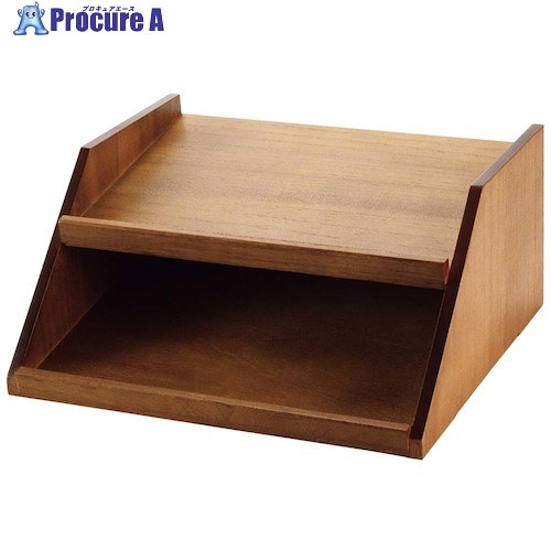 EBM 木製 カトラリーボックス用台 2段4列 茶 1151450 1個 ■▼498-5860 【送料都度見積】