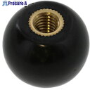 SUNCO 握り玉 金具あり(黒 M6(20マル (100本入) N0-00-2D02-0060-0200-00 1箱 ■▼500-2947 【送料都度見積】