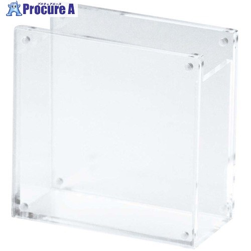 EBM アクリル POPホルダー付ナプキンスタンド S 746399 100X49XH100 1142230 1個 ■▼501-8821 【送料都..