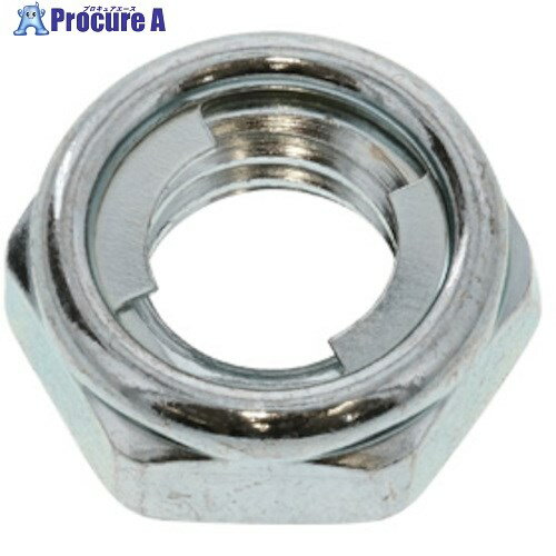 SUNCO 三価ホワイト Uナット(薄形 M10(H＝6.5 (10本入り) N0-00-020T-0100-0000-03-10P 1パック ■▼509-..