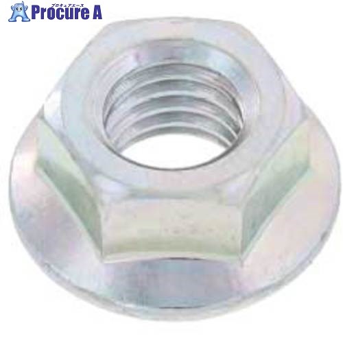 SUNCO 三価ホワイト フランジナット(S無し 左ネジ M6(10X13 (60本入り) N0-00-0368-0060-0000-03-60P 1..