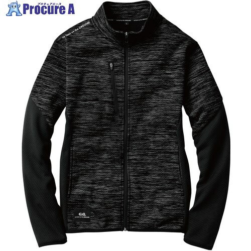 G.G. 7544-00 ストレッチ軽防寒ブルゾン ブラック LL 7544-00-04-LL 1着 ■▼529-2763 【送料都度見積】