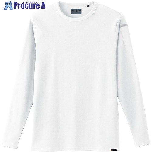 G.G. 50712 長袖Tシャツ ホワイト M 50712-0-M 1着 ■▼530-0600 【送料都度見積】
