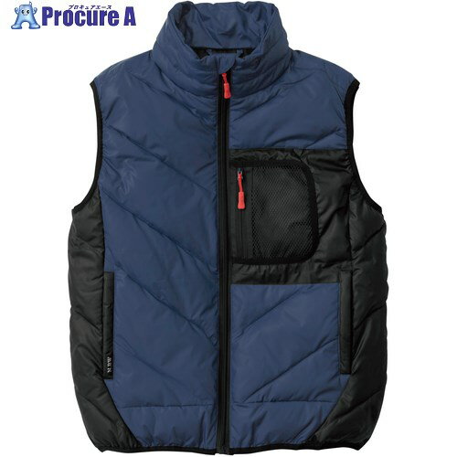 NBW 8144-06 防寒ベスト ネイビー 4L 8144-06-1-4L 1着 ■▼530-3844 【送料都度見積】