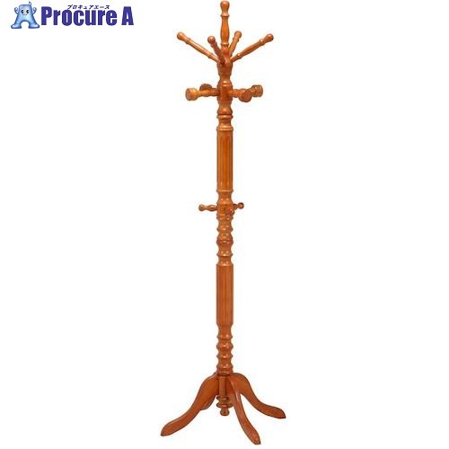 不二貿易 イタリアンコートハンガー(ブラウン)6119-1BR 46081 1個 ■▼540-6769 【送料都度見積】