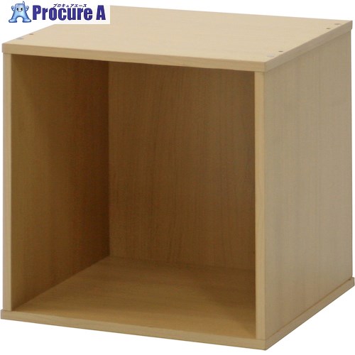 不二貿易 キューブボックス ナチュラル CB35OP(NA) 81899 1個 ■▼540-8409 【送料都度見積】