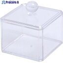 不二貿易 PSコスメ収納 蓋つき小物入れ2段 14381 1個 ■▼540-8442 【送料都度見積】