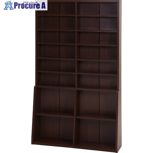 不二貿易 【在庫一掃セール】書棚120 BK-1220BR 67767 1個 ■▼542-8946