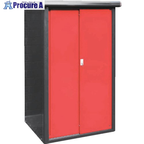 ダイマツ わくわく収納庫 レッド DM2-0975R 1台 ■▼551-8960 【送料都度見積】