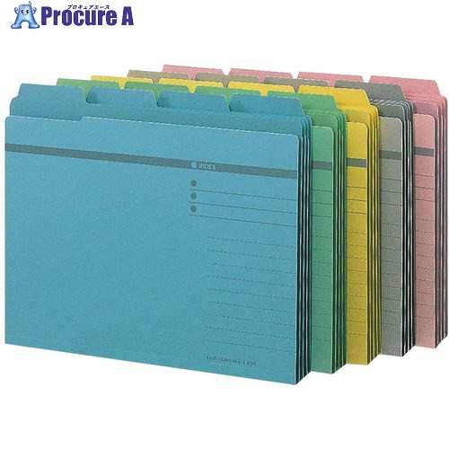 ライオン 4カットフォルダ-#44-4 13272 (44-4Pミドリ) 1組 ■▼557-4843 【送料都度見積】