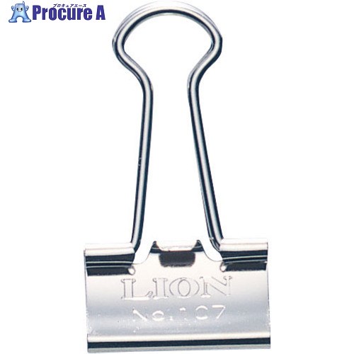 ライオン バインダークリップ#107N 26712 (107N) 1箱 ■▼557-5323 【送料都度見積】