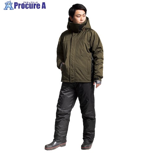 アイトス BRAVE REAIN レインスーツ男女兼用 オレンジXブラック 4L AZ56206-063-4L 1着 ■▼454-3330 【送料都度見積】