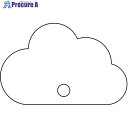 グリーンクロス PPうちわ 5枚セット 雲型 6300042523 1S ■▼574-8286 ※個人宅様送り不可(4)