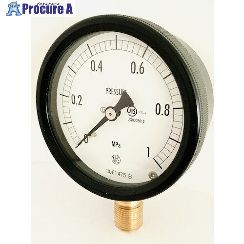 長野 密閉形圧力計(D枠・埋込形) 100Φ 形番:BE15 (検査成績書付) BE15-231 4MPA-IR 1S ■▼611-1425 【送料都度見積】