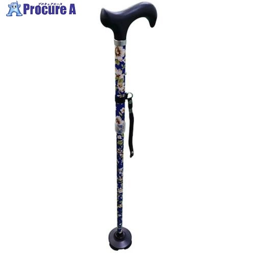 グリーンクロス 松葉杖 シニア用ステッキ 5段伸縮 一本杖 4点杖 自立式 杖先回転 折り畳める 軽量 6300..