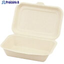 グリーンクロス 使い捨て食品容器 ECO&BASIC バガス ランチボックス 600ml 50入 6300052430 1袋 ■▼650-1988 ※個人宅様送...