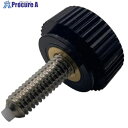 ラクテム ナイロン化粧ネジ 黒 M4-12 樹脂パッド付 MSSPB4-12 1個 ■▼664-6609 【送料都度見積】