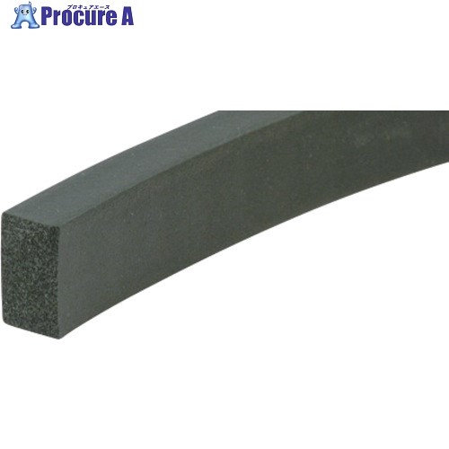 KOKUGO クロロプレンゴムスポンジ角紐 CRスポンジ角紐 15mm×15mm×100M 107-0843701 1巻 ■▼669-0883 【送料都度見積】