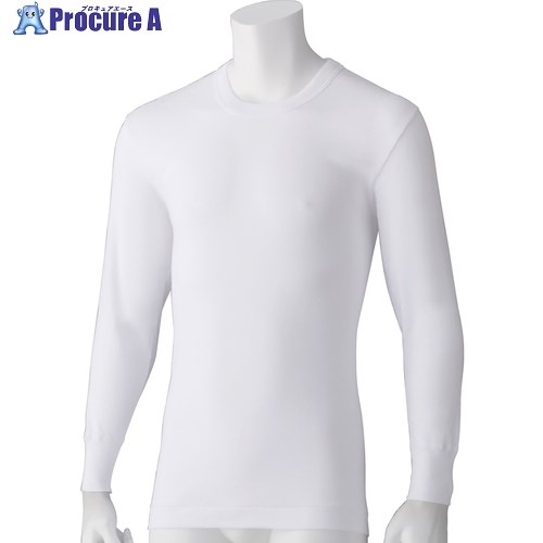 グリーンクロス 長袖丸首シャツ(2枚組) 肌着 着替え簡単 着心地快適 秋冬 紳士用 WH L 6300055691 1式 ■▼674-0882 ※個人宅様送り...