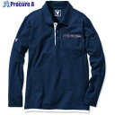 VILEA 長袖ポロシャツ L ネイビー 501-L-1 3着 ■▼681-3590 【送料都度見積】